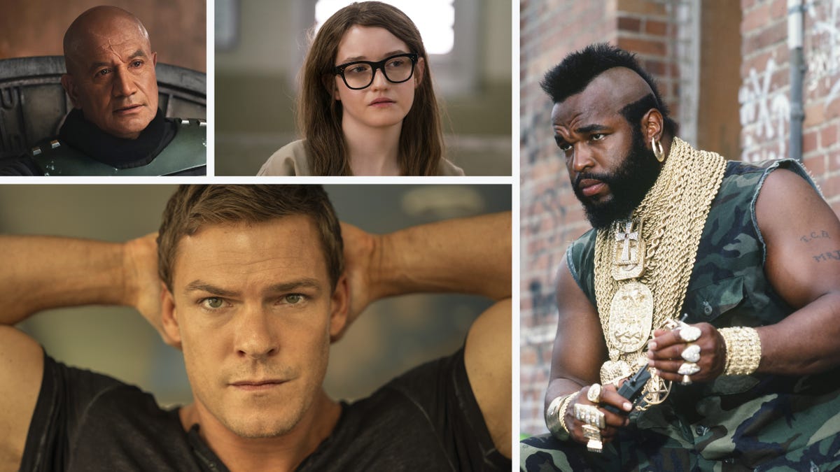 Clockwise from top left: Boba Fett, Inventing Anna, The A-Team and Reacher.