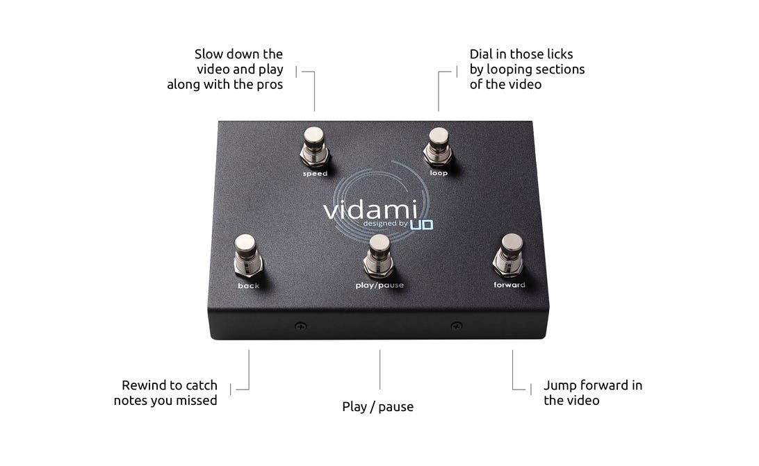 Vidami video looper pedal diagram