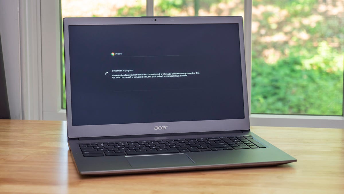 Chromebook Powerwash