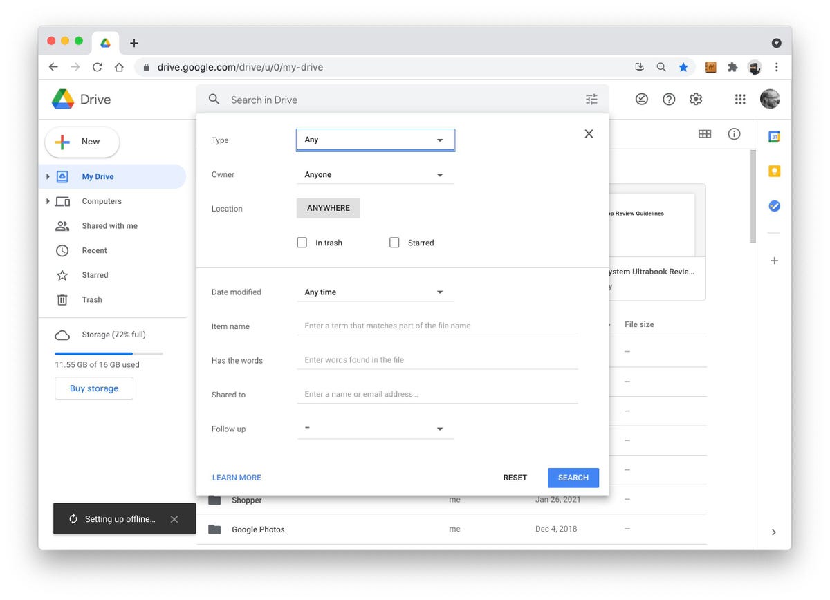 google-drive-filter