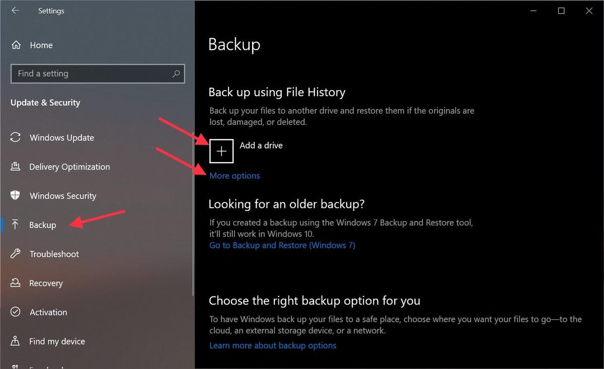 Windows 10 Backup